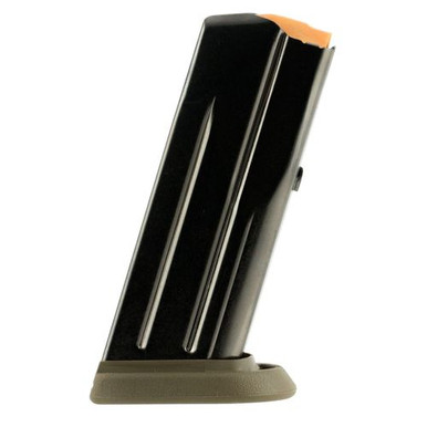 FN 20100062 FNS  9mm Luger FN FNS  Compact 12rd Black/FDE Detachable