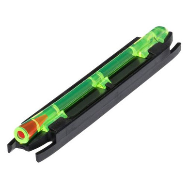 Hiviz M400 M-Series Shotgun Sight Wide Magnetic/Snap-On Fiber Optic Front Green/Red Black