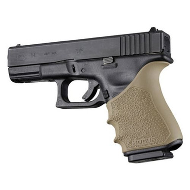 Hogue 17043 HandAll Beavertail Grip Sleeve Fits Glock 19/23/32/38 Gen 3-4 Rubber Flat Dark Earth
