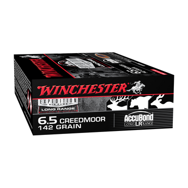Winchester Ammo S65LR Expedition Big Game Long Range 6.5 Creedmoor 142 gr AccuBond Long Range 20 Bx/ 10 Cs