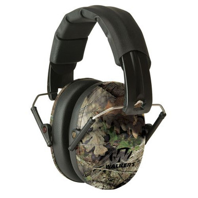Walkers GWPFPM1CMO Pro Low Profile Folding Earmuff 22 dB Mossy Oak
