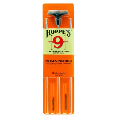 Hoppes 3PA22 Cleaning Rod 3 Piece .22 Cal Rifle Aluminum