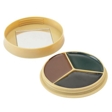 HME CMOFP3 Camo Face Paint Kit Black/Brown/Dark Green