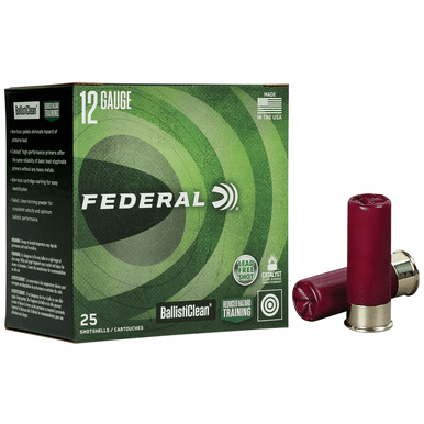 Federal BC13200 BallistiClean Law Enforcement 12 Gauge 2.75" 9 Pellets Copper 00 Buck Shot 25 Per Box