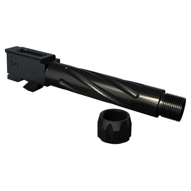 RIVAL ARMS RA20G512A Threaded  Compatible with Glock 23 9mm Luger 416 Stainless Steel Black PVD