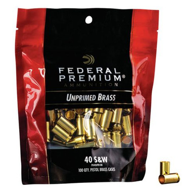 Federal PH40UPB100 Gold Medal  40 S&amp;W Brass 100