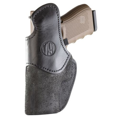 1791 Gunleather RCH4BLKR RCH Glock 17/S&amp;W Shield/Springfield XD9 Black Leather