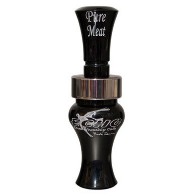 ECHO CALLS, INC 79019 Pure Meat  Ducks Double Reed Black Acrylic
