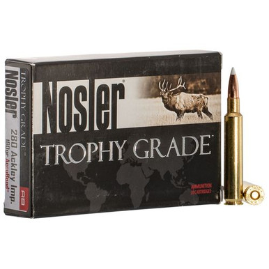 Nosler 60076 Trophy Grade  280 Ackley Improved 160 gr AccuBond 20 Bx/ 10 Cs