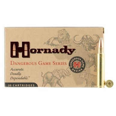 Hornady 8262 Dangerous Game  458 Lott 500 gr Dangerous Game Solid 20 Bx/ 6 Cs