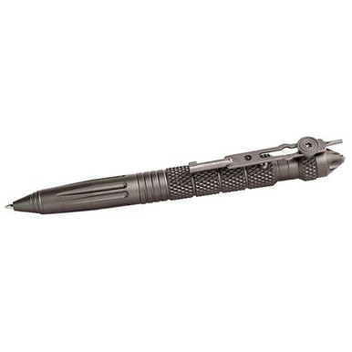 Uzi Accessories UZITACPEN4GM Tactical Pen Glassbreaker Tactical Pen Glassbreaker Gun Metal