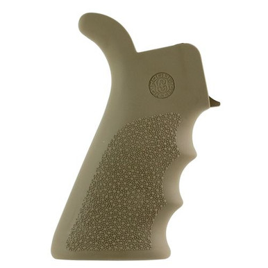 Hogue 15023 Rubber Grip Beavertail 
with Finger Grooves AR-15 Textured Desert Tan