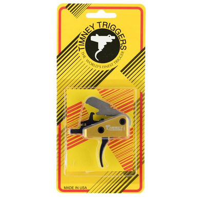 Timney Triggers 667S Competition Trigger  with Small Pin AR-15 Single-Stage Curved 3.00 lbs