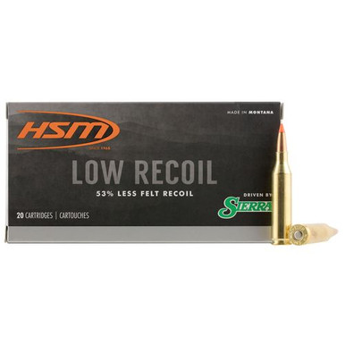 HSM 24318N Low Recoil  243 Win 85 gr Polymer Tip 20 Bx/ 25 Cs