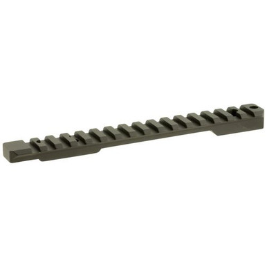Talley PLM252700 Picatinny Rail with 20 MOA For Remington 700 Long Action Black Matte Finish