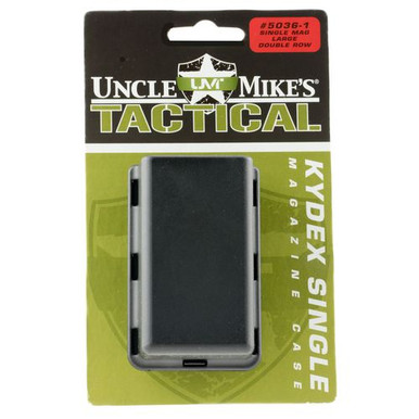 Uncle Mikes 50361 Kydex  Single 10mm/45ACP Double Stack Kydex Black