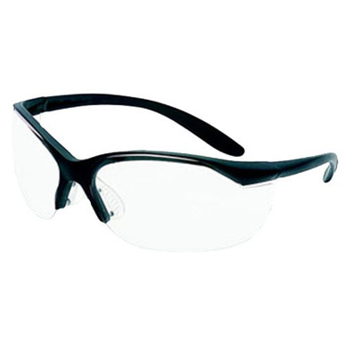 Howard Leight R01535 Vapor II Shooting/Sporting Glasses Black Frame/Clear Lens
