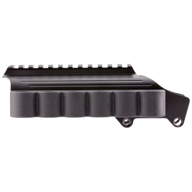 TacStar 1081035 Sidesaddle Rail Mount  
870,100,1187 Aluminum/Rubber Black