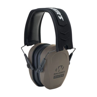 Walkers GWPRSMPASFDE Razor Slim Earmuff 27 dB Flat Dark Earth