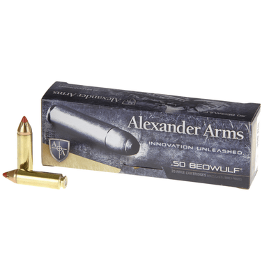 Alexander Arms FTX 50 Beowulf 300 grain, 20 Per Box - AB300FTXBOX