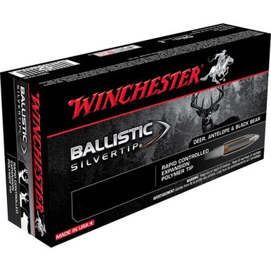 Winchester Ammo Ballistic Silvertip 300 Win Mag 180 gr Rapid Controlled Expansion Polymer Tip - SBST300