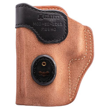 Galco S2226B Scout 3.0  Natural w/Black Mouth Band Leather IWB Fits Glock 19 Ambidextrous