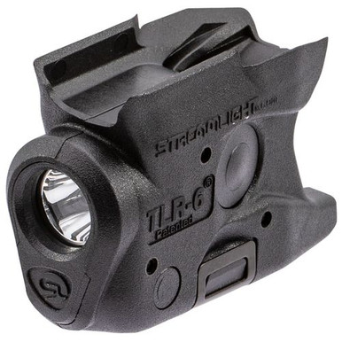 Streamlight 69283 TLR-6 Weapon Light for S&amp;W M&amp;P Shield White LED 100 Lumens 1/3N Lithium Battery Black Polymer No Laser