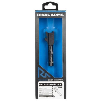 Rival Arms RA20G301A Standard V1 compatible with Glock 43 Black PVD