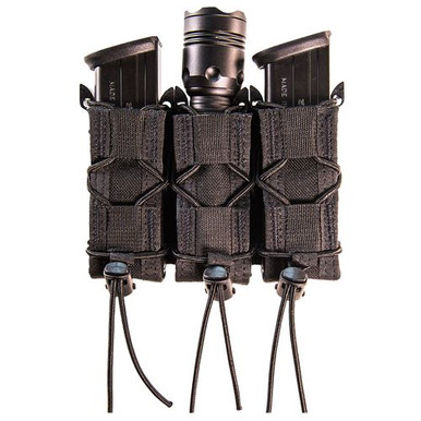 HIGH SPEED GEAR 11PT03BK TACO MOLLE Triple Pistol 
Cordura/Polymer Black