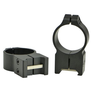 Warne 216M Maxima Fixed Ring Set 30mm Dia Extra High Steel Black Matte