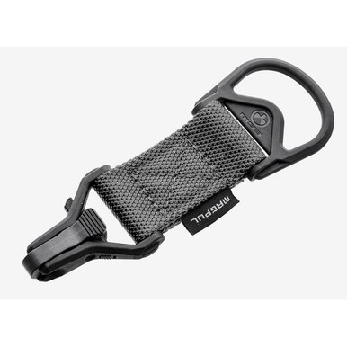 Magpul MAG516-GRY MS1/MS3 Sling Adapter made of Steel with Stealth Gray Melonite Finish, Polymer Hardware, Nylon 1.25" Webbing & Two to One-Point Design for AR-15, M4 & M16