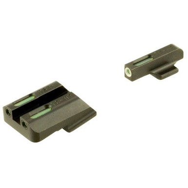 Truglo TG13RS3A Brite-Site TFX Day/Night Sights 
Ruger American Tritium/Fiber Optic Green w/White Outline Front Green Rear Black