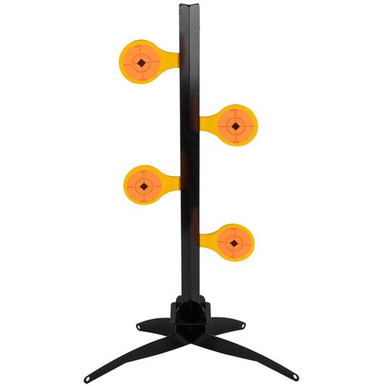 Birchwood Casey 47421 World of Targets Dueling Tree Steel 1 Stand/4 Targets Black/Orange/Yellow
