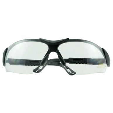 Walkers GWPXSGLCLR Shooting Glasses Elite Clear Polycarbonate Lens Black Frame 1 Pair