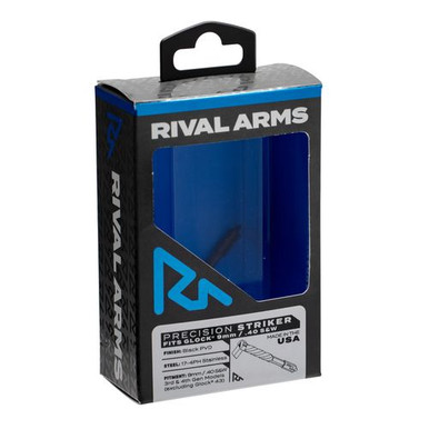 RIVAL ARMS RA40G001A Precision Striker Compatible with Glock 9/40 Gen 3/4 17-4 Stainless Steel Black PVD