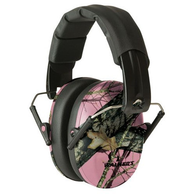 Walkers GWPFPM1PKMO Pro Low Profile Folding Earmuff 22 dB Pink Mossy Oak