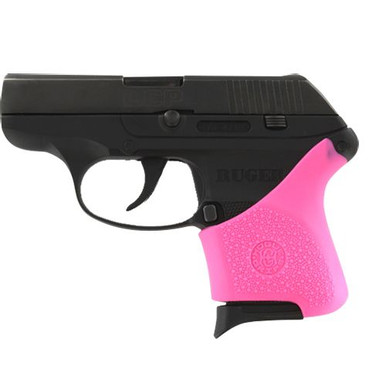 Hogue 18107 HandAll Hybrid Grip Sleeve Ruger LCP Textured Rubber Pink