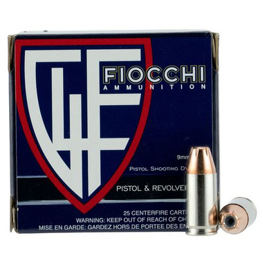 Fiocchi 9XTPC25 Extrema  9mm Luger 124 gr XTP Hollow Point 25 Bx/ 20 Cs