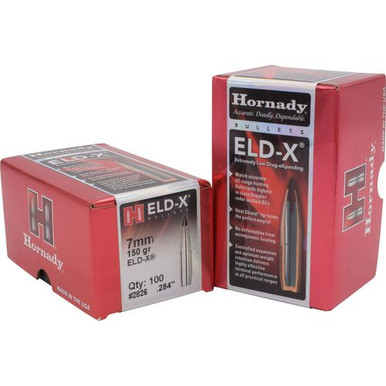 Hornady 2826 ELD-X 7mm .284 150 gr Extremely Low Drag-eXpanding 100
