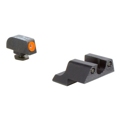 Trijicon 600785 HD Night Sights  fits Glock 42 3 Dot Green Tritium w/Orange Outline Front Green Rear Black