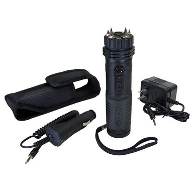 Zap ZAPLE Zap Light Stun Gun/Flashlight Compact 1.5 lbs   Black