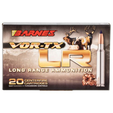 Barnes Bullets 28986 VOR-TX LR Rifle  6.5 Creedmoor 127 gr LRX Boat Tail 20 Bx/ 10 Cs