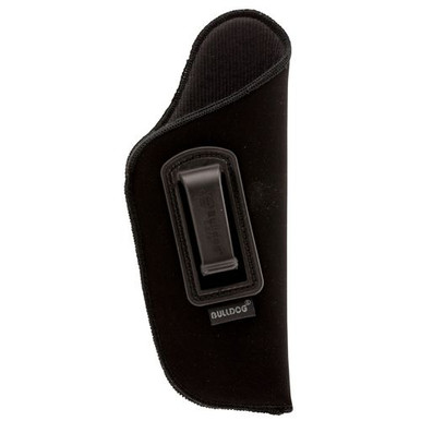 Bulldog DIP815 Deluxe IWB Black Suede Like Belt Clip Fits Beretta 92/Glock 20/2-3" Barrel Right Hand
