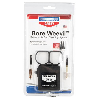 Birchwood Casey BC-41707 Bore Weevil Retractible Gun Cleaning System Multi-Caliber 8-32