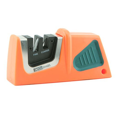 Accusharp 081C Compact Pull-Through Sharpener Diamond Tungsten Carbine Fine Orange/Green