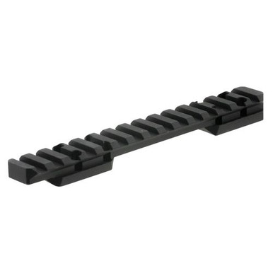 Talley POM252735 Picatinny Base Short Action 20MOA 1-Piece Base For Browning X-Bolt Black Matte Finish