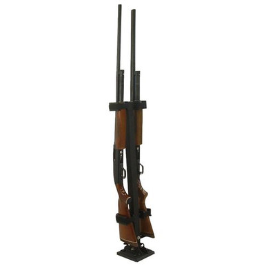 Rugged Gear 10082 Floor Mount Gun Rack  
2 Rifle/Shotgun Black