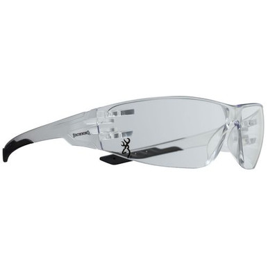 Browning 12761 Shooters Flex Glasses Eye Protection Clear Lens/Black Temple
