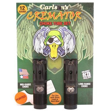 Carlsons 11542 Cremator  WinChoke 12 Gauge Mid-Range/Long-Range 17-4 Stainless Steel Black Ported