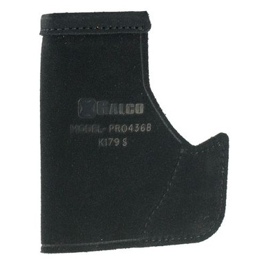 Galco PRO436B Pocket Protector  Black Leather Ruger LCP Right Hand